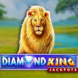 Official Jackpots logo: Diamond King Jackpots by SpinPlay Games at Goldex Casino