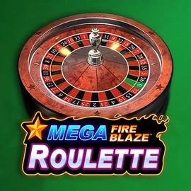 Mega Fire Blaze Roulette slot logo by Playtech at Goldex Casino