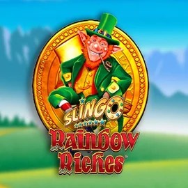 Slingo Rainbow Riches logo by Gaming Realms Goldex Casino